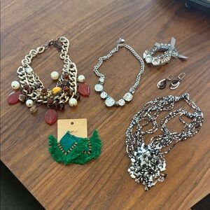 Statement jewelry lot